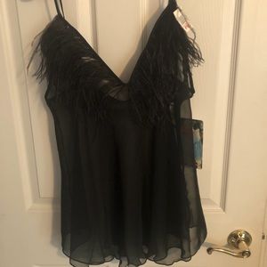 Lingerie...black sheer baby doll gown